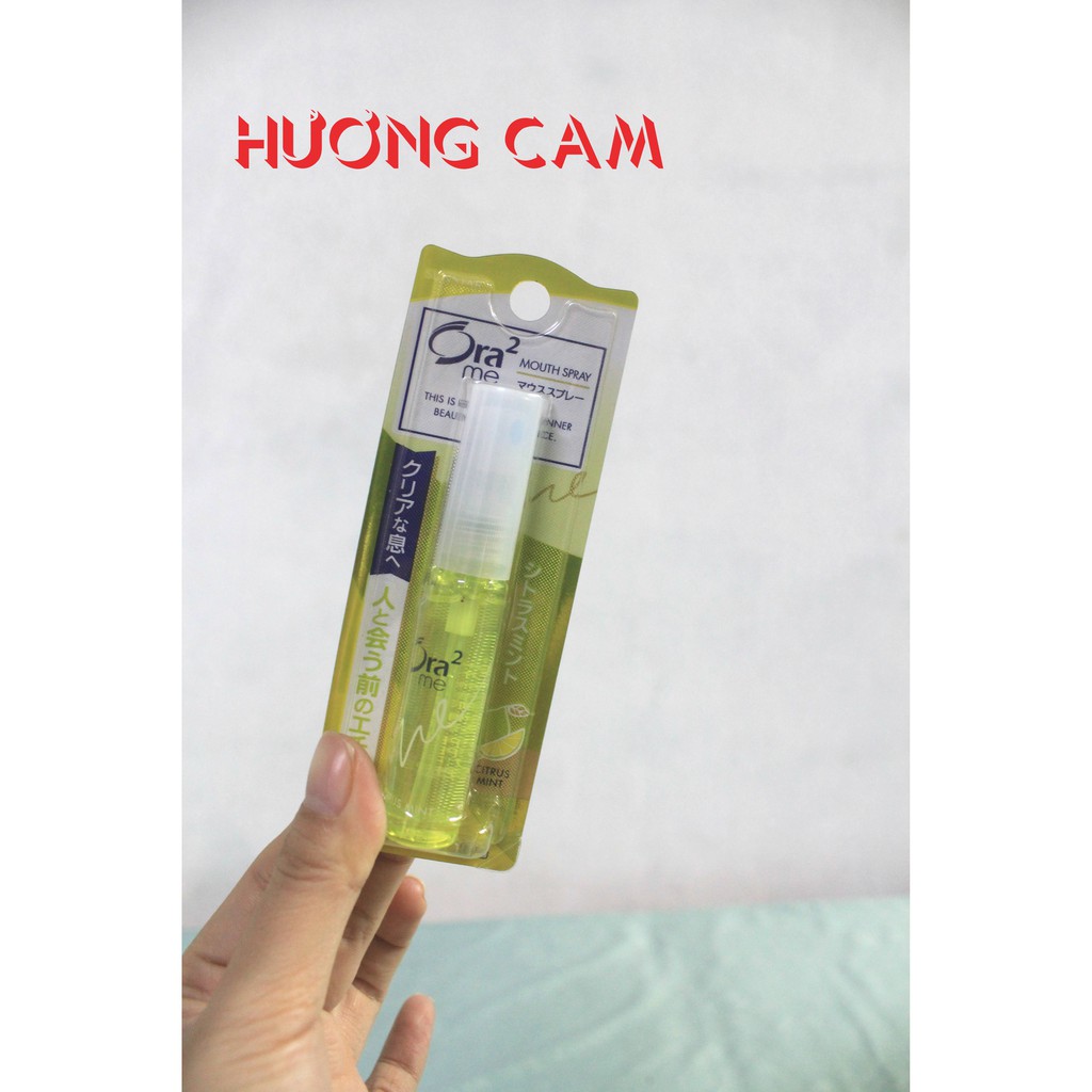 Nước xịt thơm miệng SUNSTAR Ora2 Nhật Bản 6ml