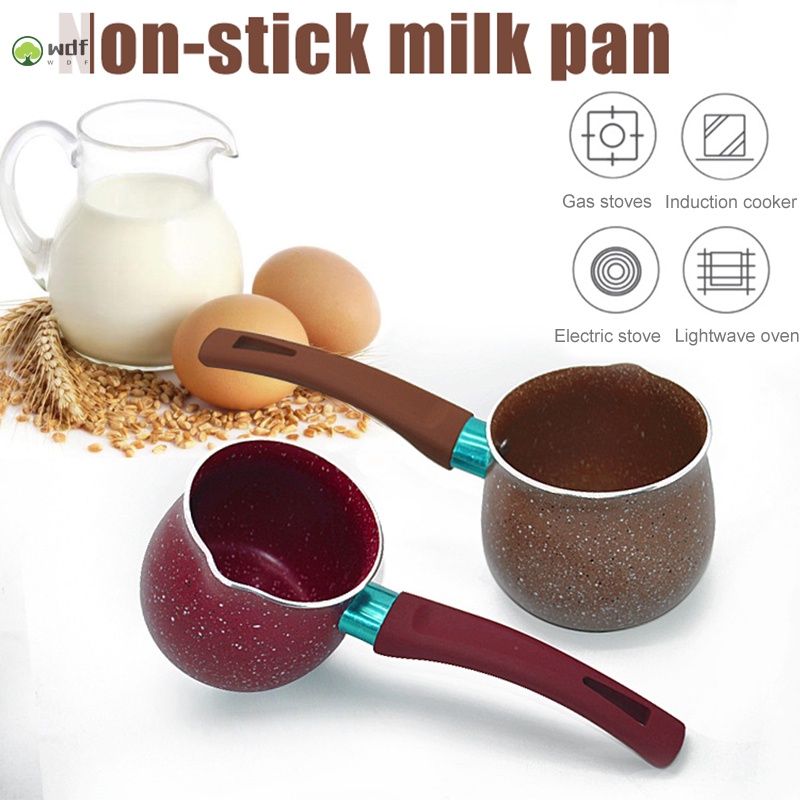 Nồi Nấu Cà Phê / Sữa Mini Chống Dính Chống Bỏng Có Tay Cầm Tiện Dụng