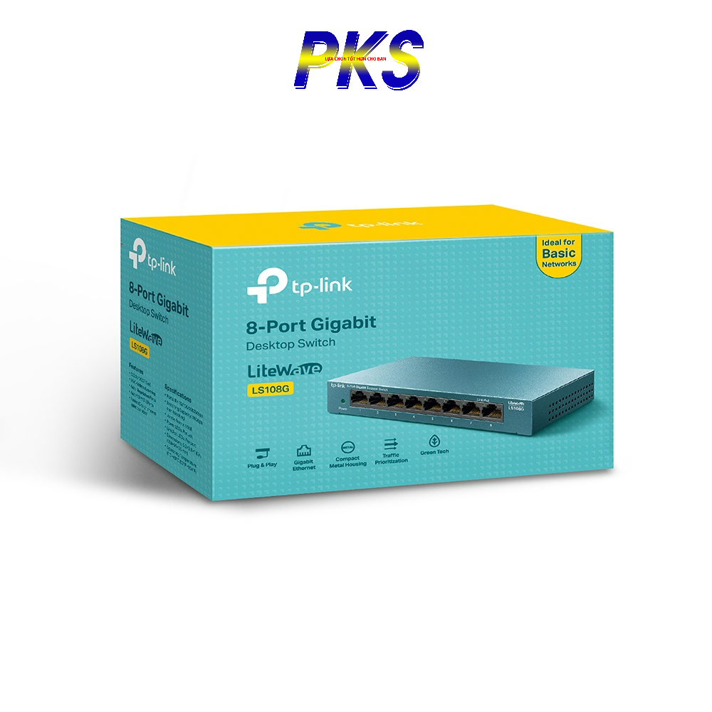 Switch TP-Link 8 Port Gigabit LS108G 10/100/1000Mbps