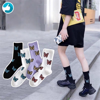 Vớ Hình Bướm Thời Trang Đường Phố Harajuku Dành Cho Nữ