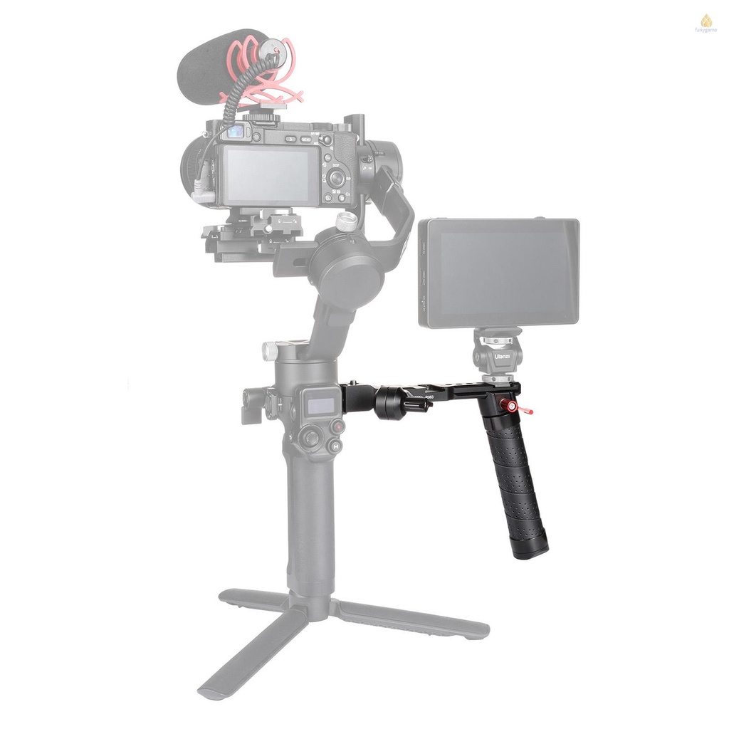 Tay Cầm Chống Rung Đa Năng UURig R083 Bằng Hợp Kim Nhôm Có Thể Gập Gọn 1/4 Inch Cho DJI Ronin RSC2