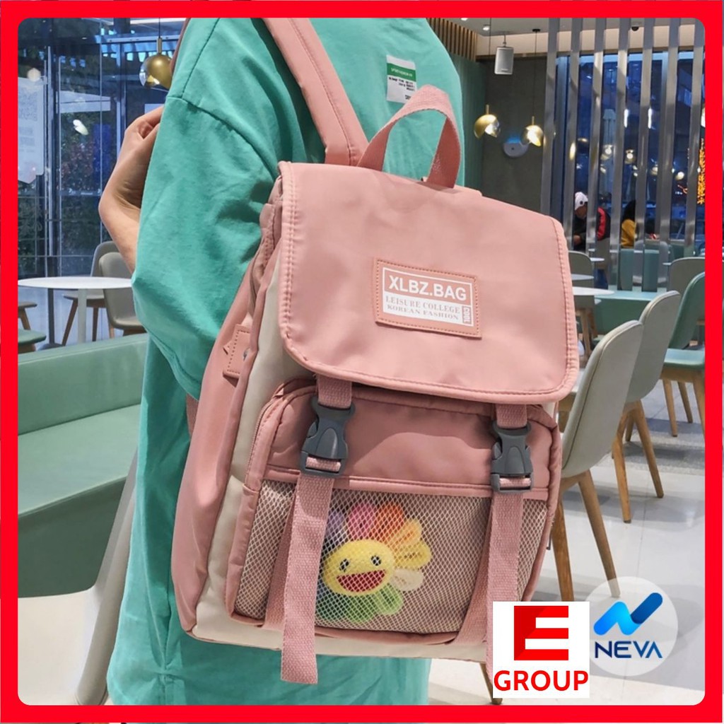 (HOT) Balo Thời Trang Nữ Chất Đẹp Vừa A4 Không Kèm Hoa NEVA1468