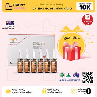 Serum Tế bào gốc Rebirth Nhau thai cừu & Nọc ong giảm nám sạm da  ( 6 Chai * 10 ml ) [Nhập Khẩu Chính Hãng]
