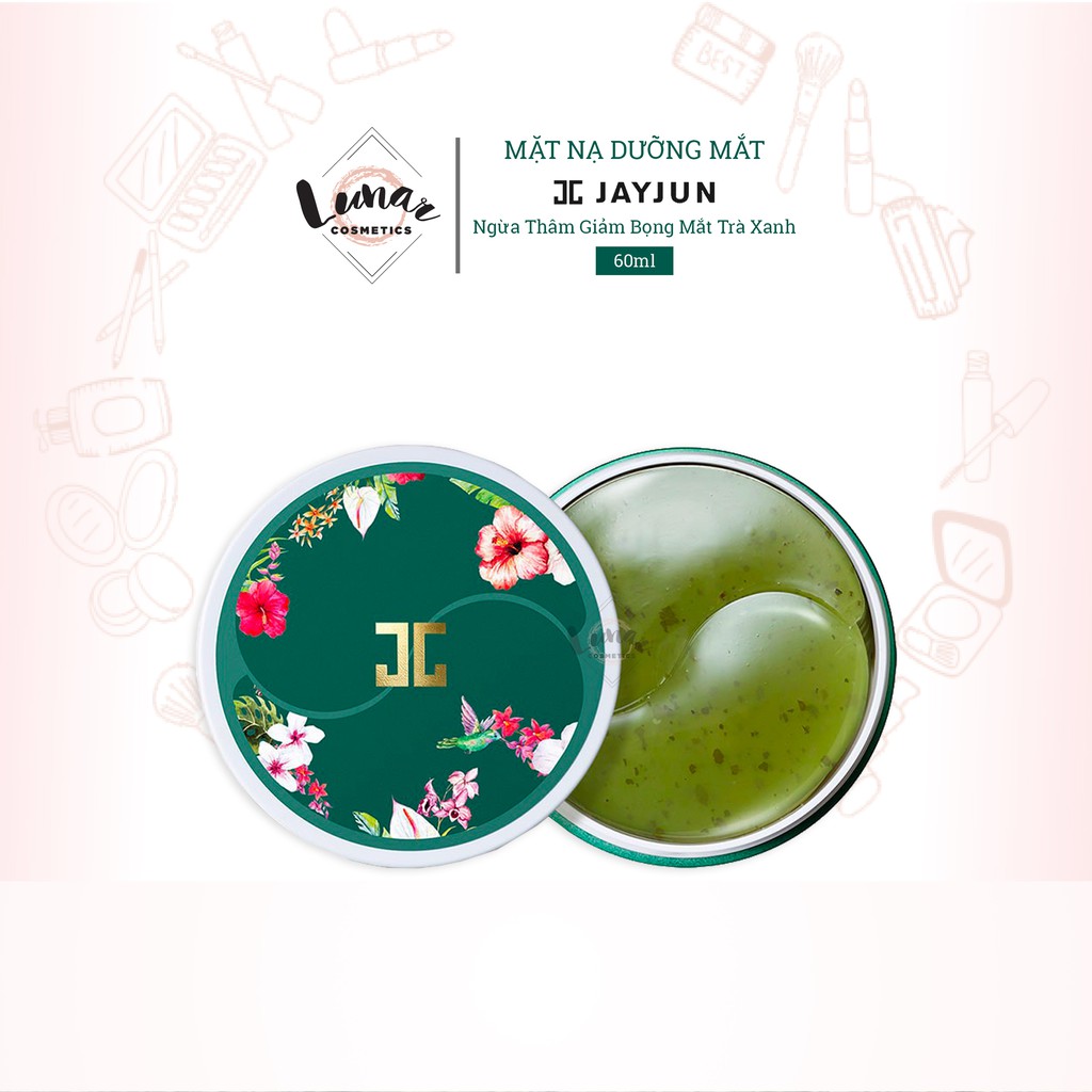 Mặt Nạ Dưỡng Mắt Ngừa Thâm Giảm Bọng Mắt Jayjun Trà Xanh Green Tea Eye Gel Patch