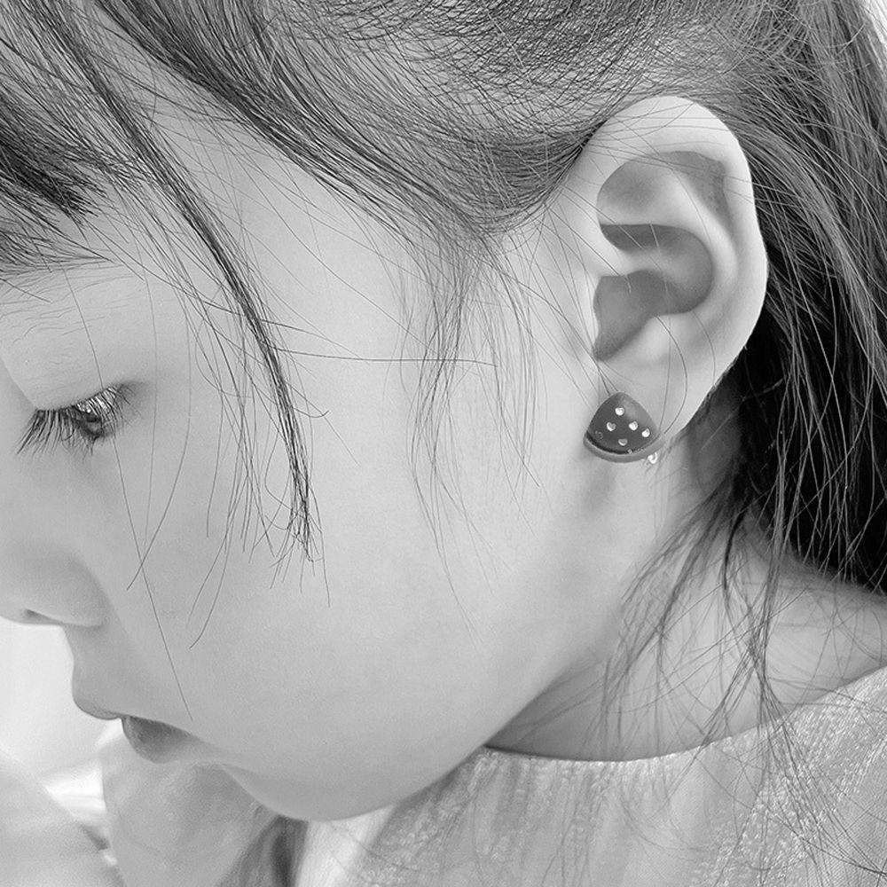 SOMEDAYZL Khuyên Tai Dạng Kẹp Không Cần Khoan Hình Kỳ Lân / Hoa / Kỳ Lân Cho Học Sinh