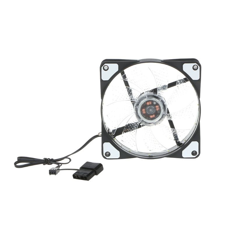 3-Pin/4-Pin 120mm PWM PC Computer Case CPU Cooler Cooling Fan with LED Light NEW