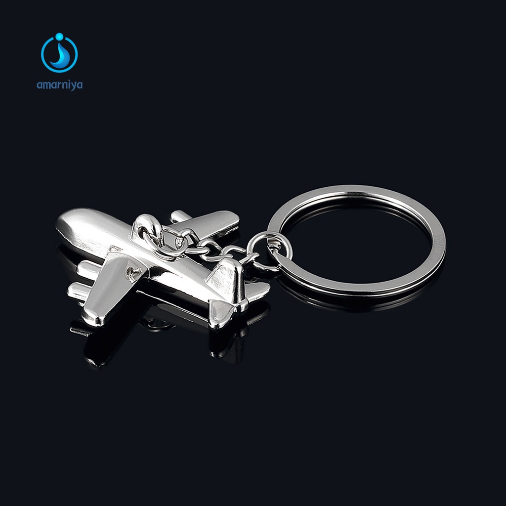 Am AM| Móc Khóa Hình Máy Bay Mini Sturdy Civil