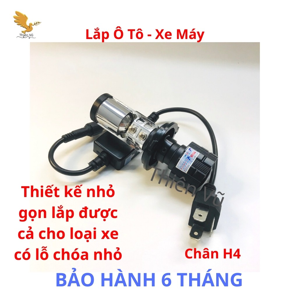 Đèn Pha Led Bi Cầu Ô Tô - Xe Máy Siêu Sáng - Giá 1 Bóng