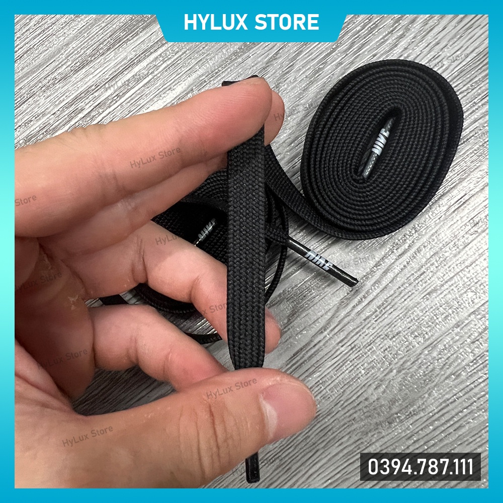 Dây giày dẹt 2 lớp đầu tip chữ Nike loại xịn chiều dài 140cm