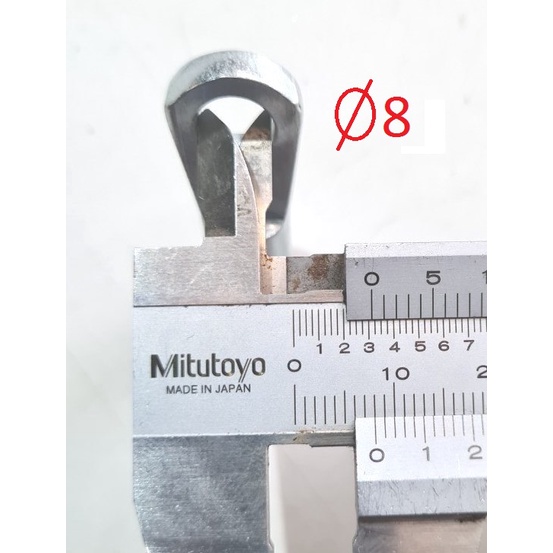 Đầu Khuyên Rời Lắp Ty Cốp Thủy Lực/ Đầu sắt ty hơi A25 ren trong M6, lỗ 8 ly/ Đầu sắt ti hơi