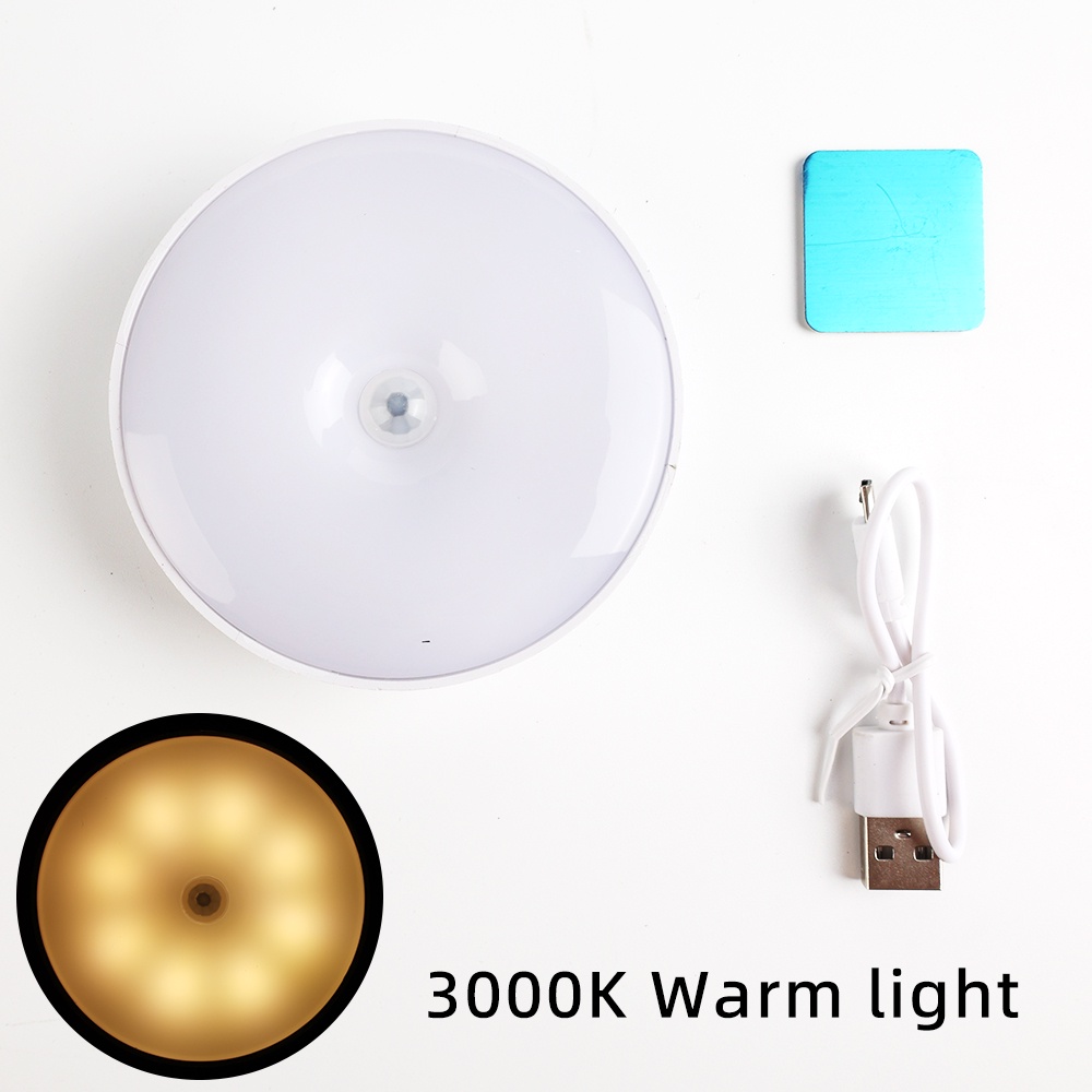 Đèn Led 8 Bóng Cảm Biến Thông Minh Nguồn USB Tự Dính Tiết Kiệm Năng Lượng