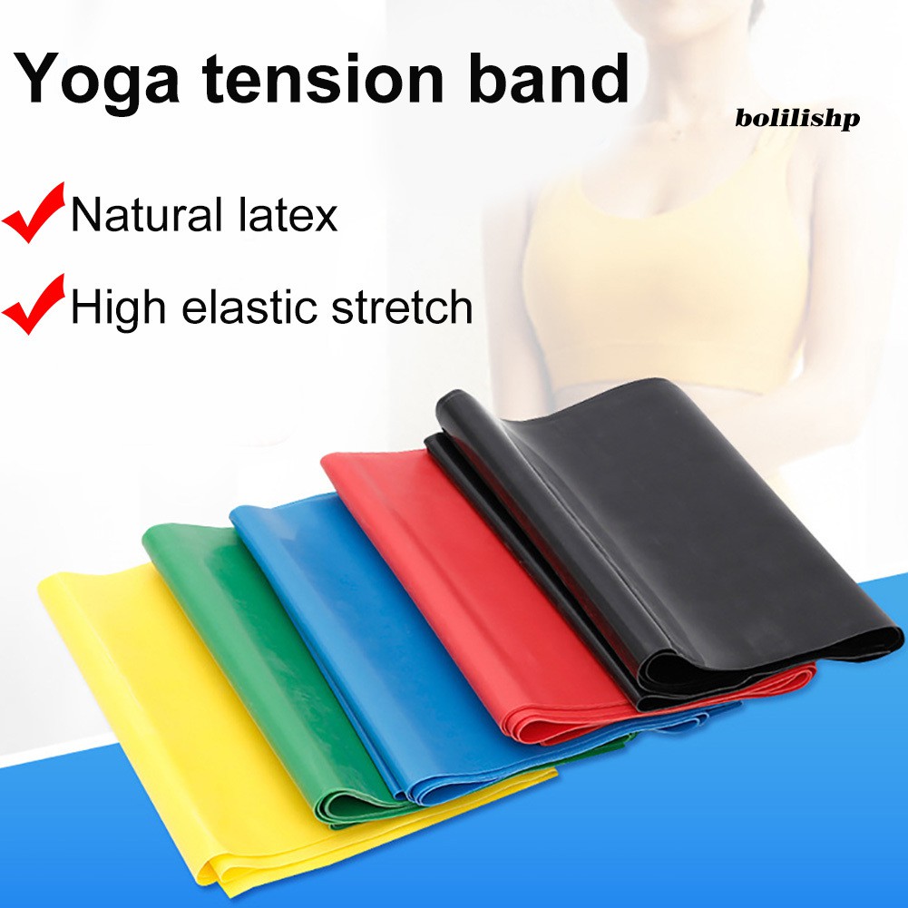 Dây Đai Kháng Lực Bằng Latex Co Giãn Dùng Tập Yoga Thể Hình