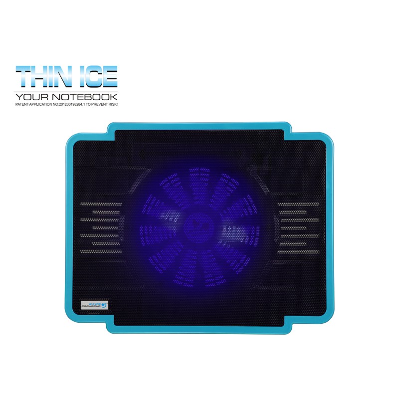 Đế Tản Nhiệt Laptop 14" 15.6" COOL COLD K17 1 Quạt - BH 1 Năm 1 Đổi 1 (MÀU NGẪU NHIÊN)