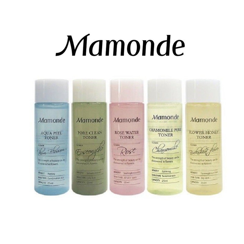 (HÀNG CHUẨN AUTHENTIC) Nước hoa hồng Mamonde 25ML