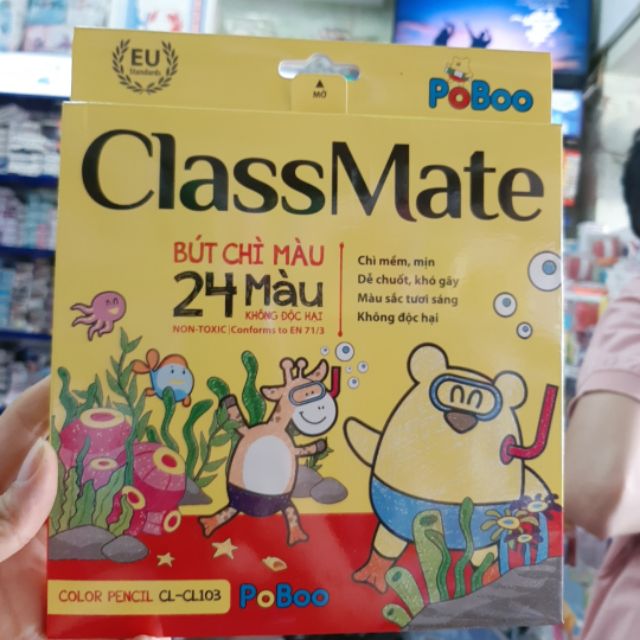 [Mã LIFEBOOK1 giảm 30K đơn 150K] Bút chì 24 Màu classmate