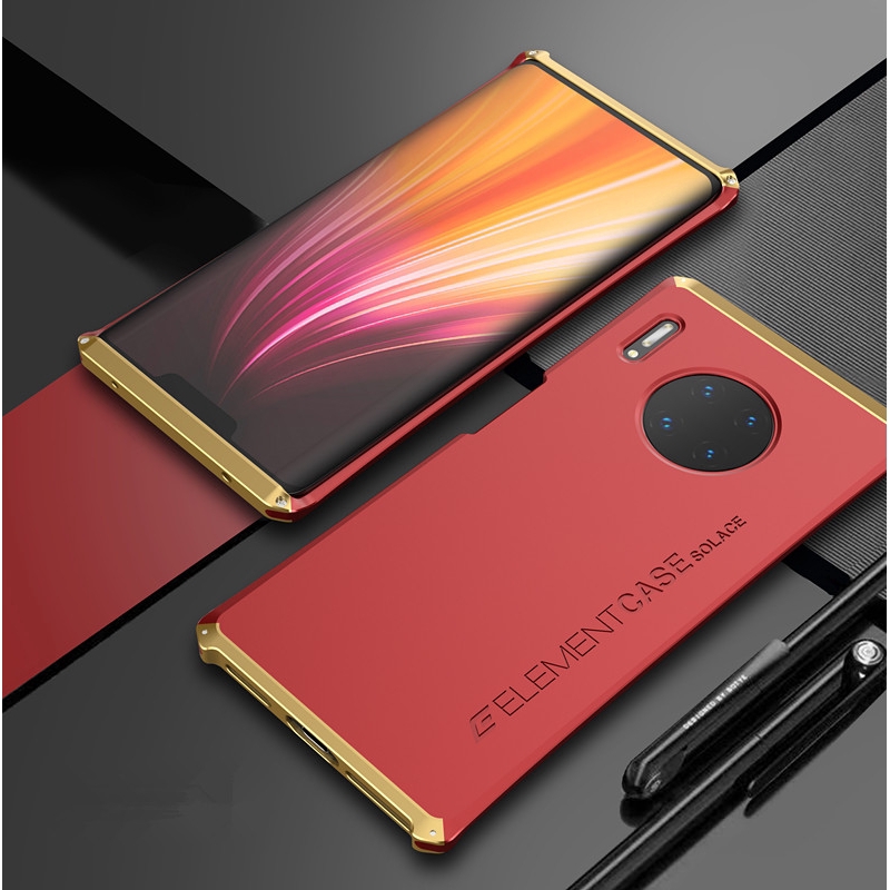 Huawei Mate 30 Pro Case 360 Full Protection Cases Honor 9X Pro Metal bumper +PC Hard Matte Back Cover 2 in 1