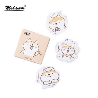 Hộp 45 sticker Chó shiba