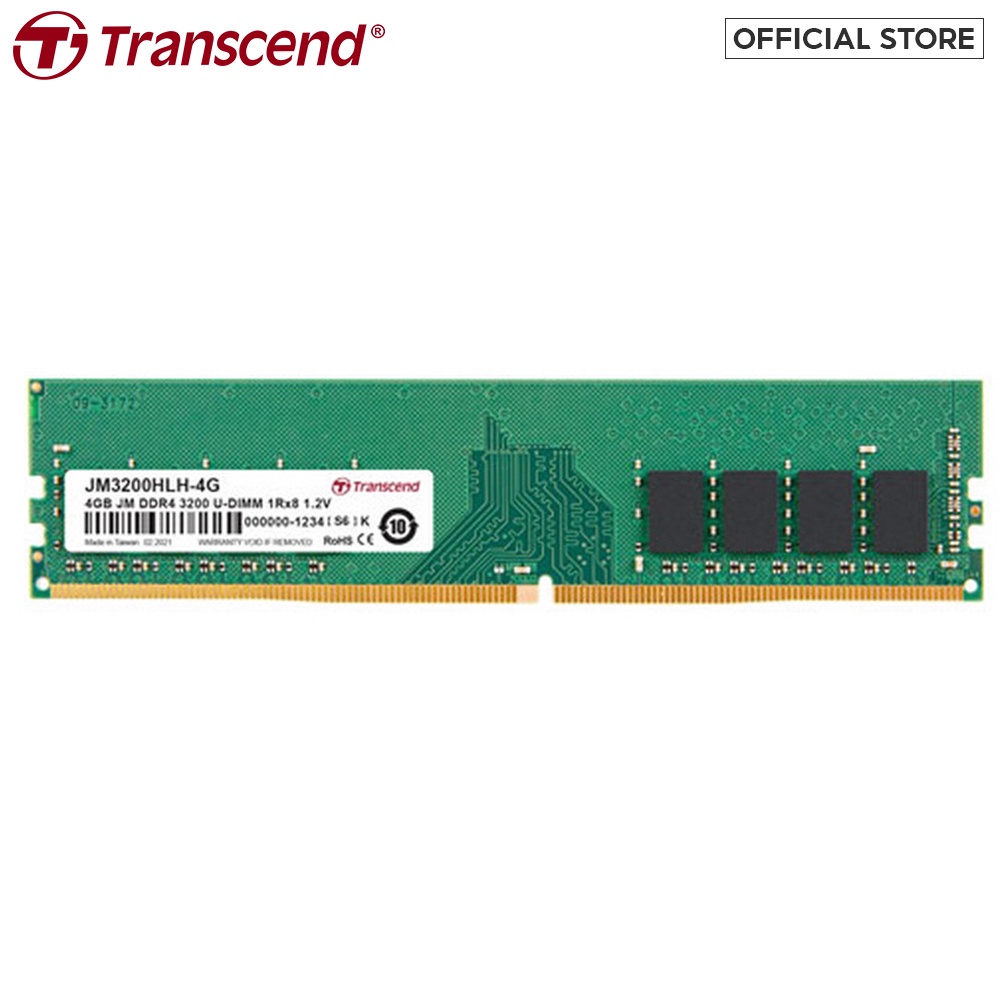 [Mã BMBAU50 giảm 10% đơn 99k] Ram Transcend Desktop DDR4 3200Mhz U-DIMM chính hãng