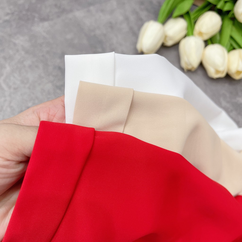 Áo sơ mi nữ kiểu cổ vest Chunxuu, thiết kế đơn giản trẻ trung - SK06