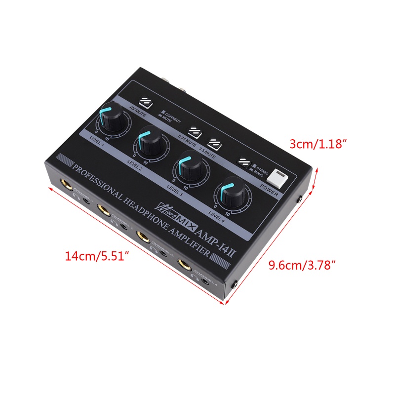 Bộ Khuếch Đại Âm Thanh Nổi Chất Lượng Cao zzz Dùng Trong Studio Hoặc Trực Tiếp