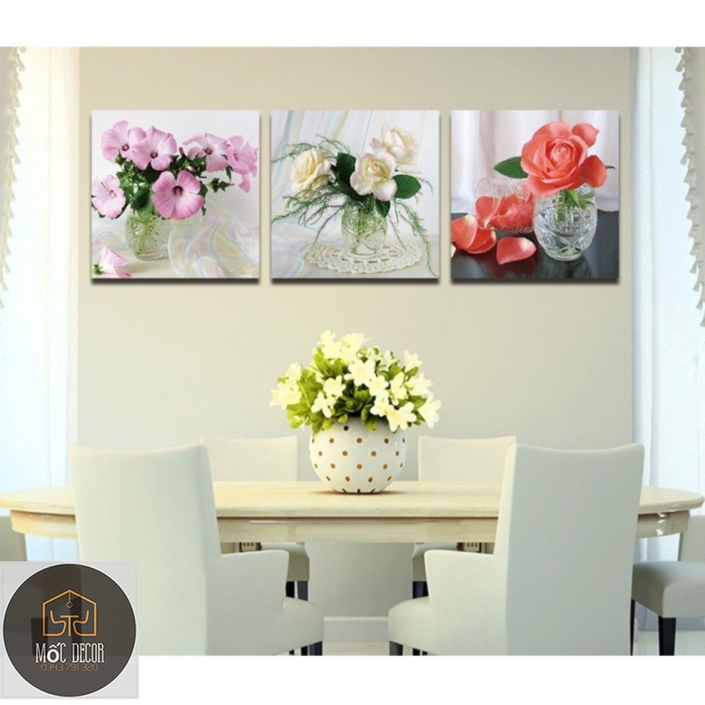 Xả 7 mẫu tranh tráng gương đơn treo phòng khách, phòng ngủ, bếp, khách sạn
