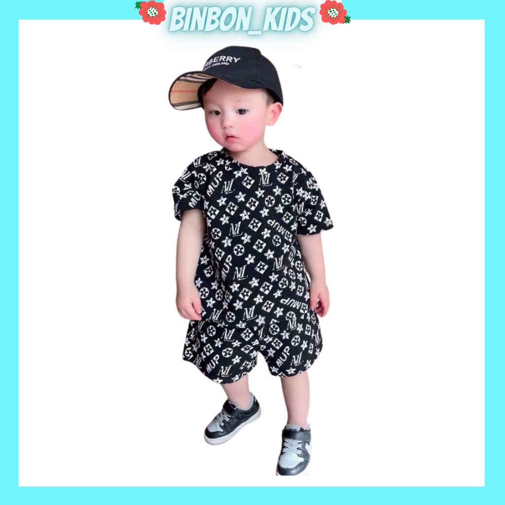 Bộ đồ hè cho bé.Bộ cộc tay cho bé trai bé gái chất thun cotton cao cấp siêu mềm siêu mát từ 6 đến 18kg binbon kids