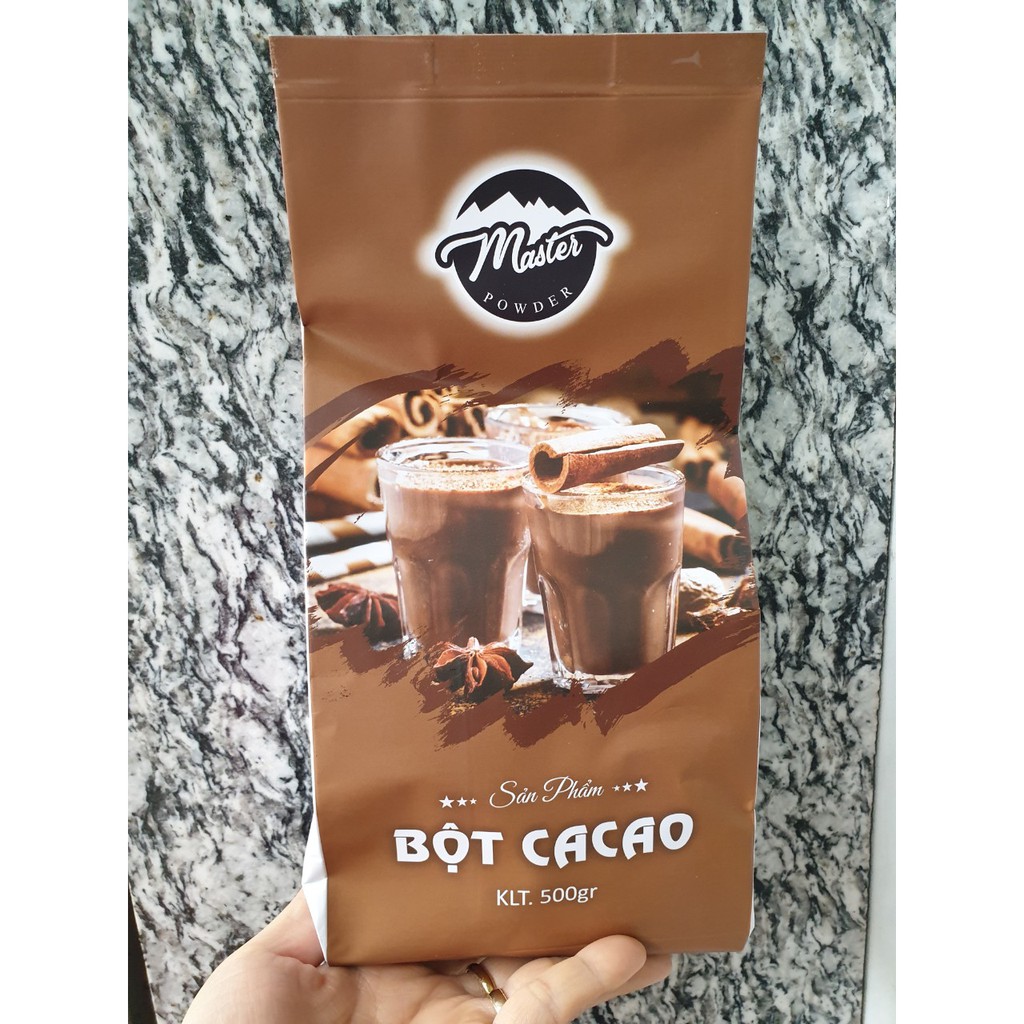 Bột ca cao (cacao) nguyên chất hãng ONE / MASTER gói 500g