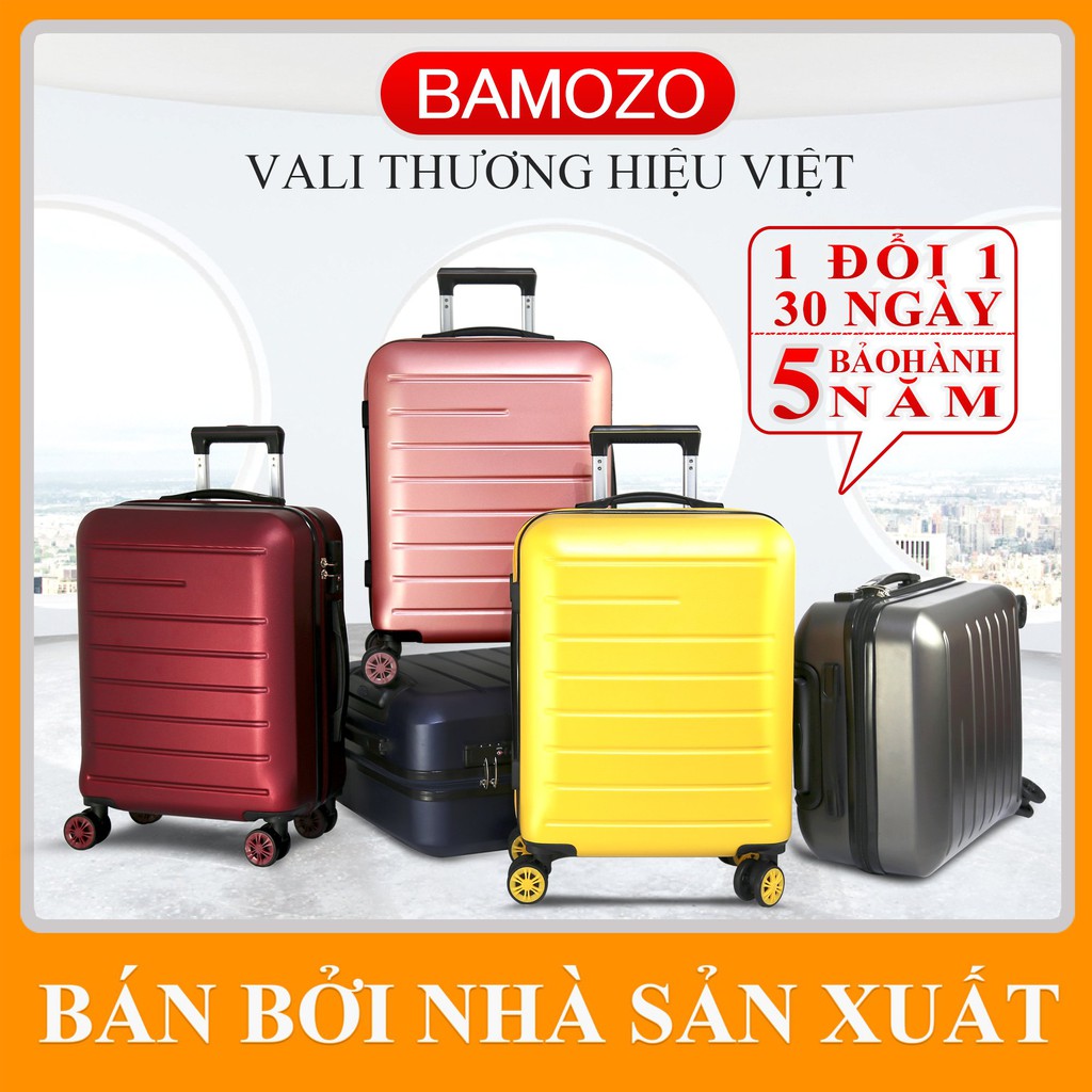 Vali DU LỊCH Bamozo BMZ8818 kéo nhựa cao cấp