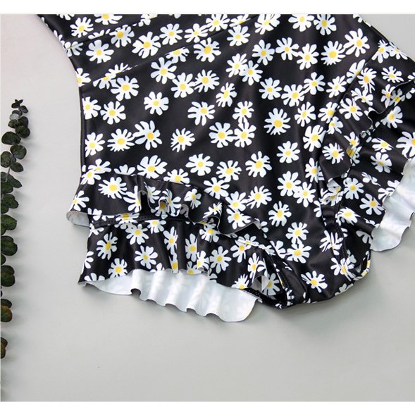 (SẴN HÀNG) Bikini một mảnh hoa cúc, bikini đi biển sexy quyến rũ (kèm áo ren) | BigBuy360 - bigbuy360.vn