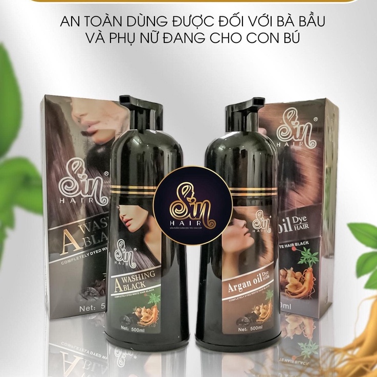Dầu Gội Phủ Bạc SIN HAIR Nhật Bản Giảm Gàu Rụng Tóc Tạo Ẩm Giảm Gẫy Rụng | Dầu Gội SIN HAIR Chính Hãng | BigBuy360 - bigbuy360.vn