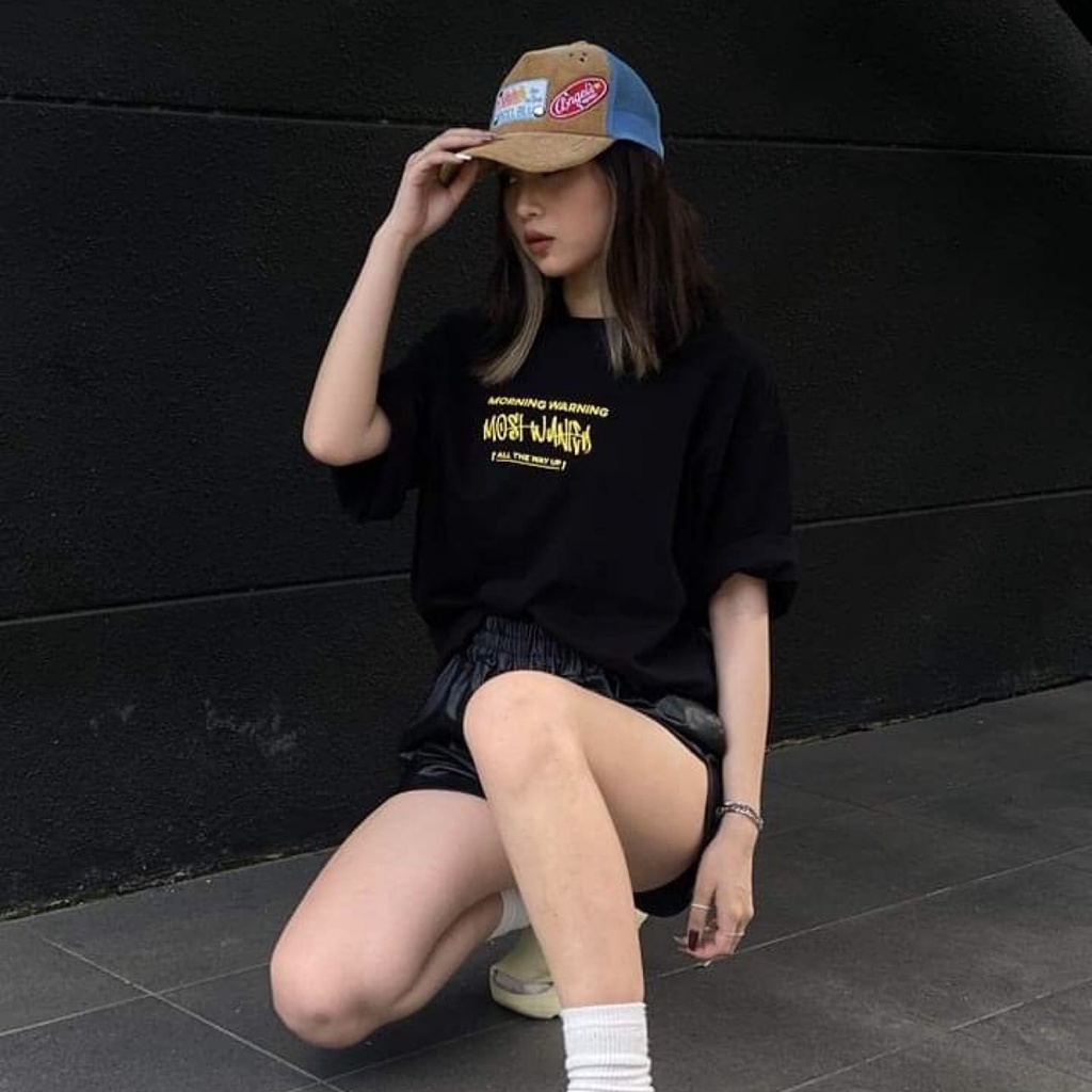 Áo thun Morning Warning Most Wanted Basic - MW Cơ bản - Áo Thun Unisex Form Rộng Tay Lỡ Oversize Cotton 100% Local Brand