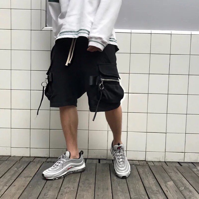 Quần Short Kaki Nam Túi Hộp Cap Cấp ⚡️ ẢNH CHỤP THẬT ⚡️ Phối khóa kéo Vải Dày Chỉ May Lớn Không Xù P3