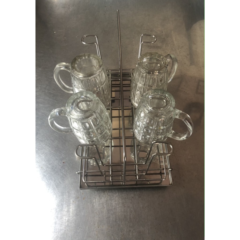 Kệ úp li có khay hứng nước KT- D30xR21xC25 cm