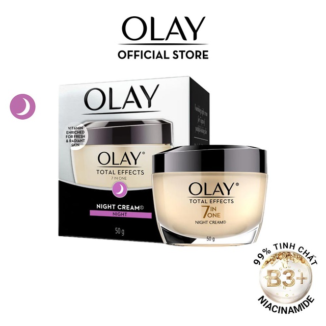 [Mã COSPGSBD  giảm 8% đơn 250K] Olay Total Effects kem dưỡng ban đêm 50G