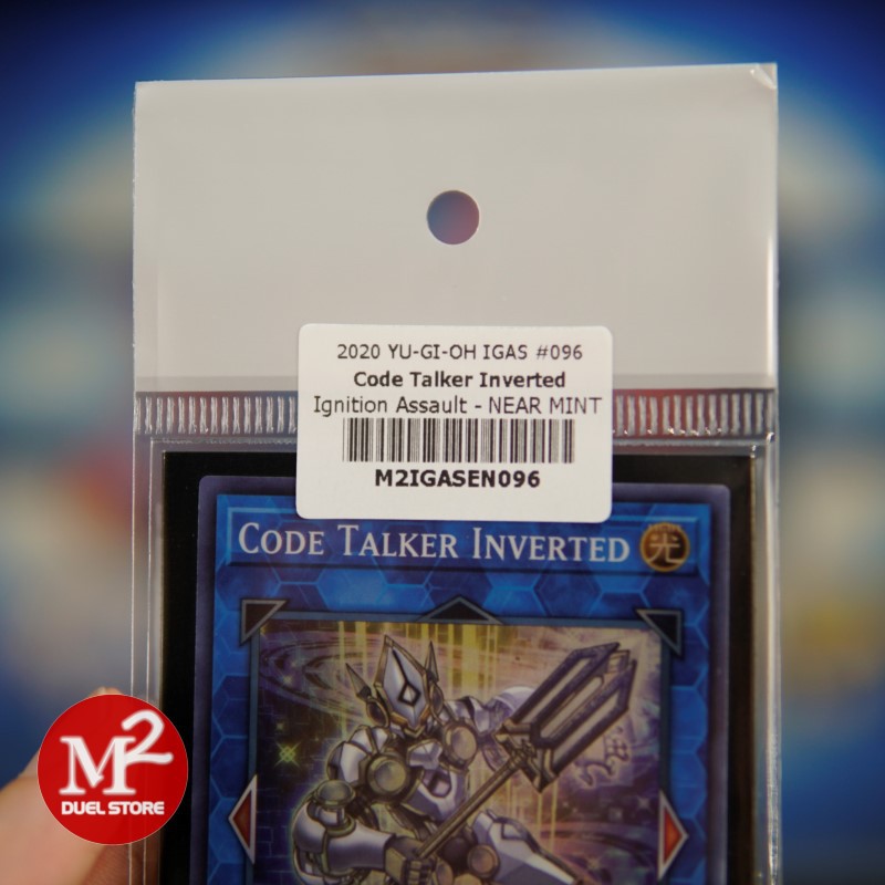 Lá bài Yugioh IGAS-EN096 Code Talker Inverted - Super Rare - Đóng gói theo tiêu chuẩn M2SCCQ-Lite