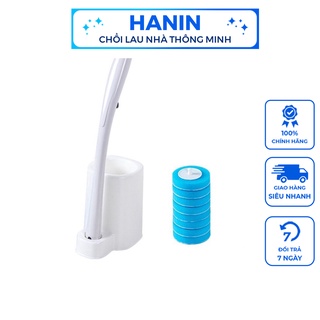 Cây chổi cọ vệ sinh thông minh dụng cụ cọ rửa nhà tắm toilet khử khuẩn dùng 1 lần