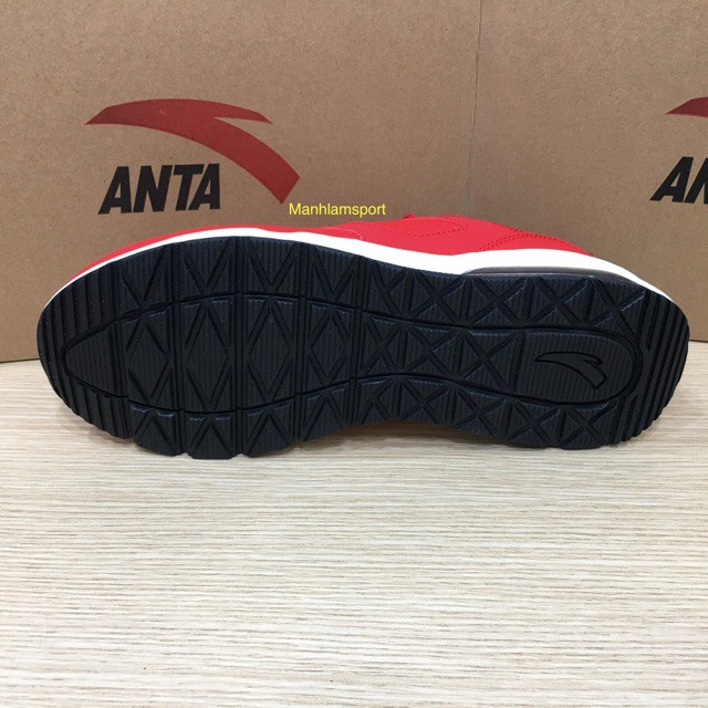 [Chính hãng] Giày chạy bộ Anta R-5529 Đỏ bằng da đi nhẹ, êm, da chống nước, bảo hành 2 tháng, đổi mới trong 7 ngày