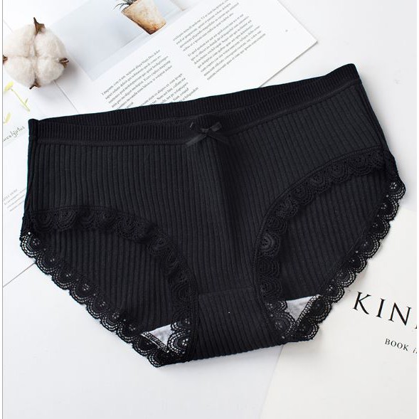 [ĐƯỢC CHỌN 11 MÀU] Quần chip lót nữ kháng khuẩn cotton gân tăm nơ thun lạnh dễ thương sexy gợi cảm rẻ đẹp YLY01