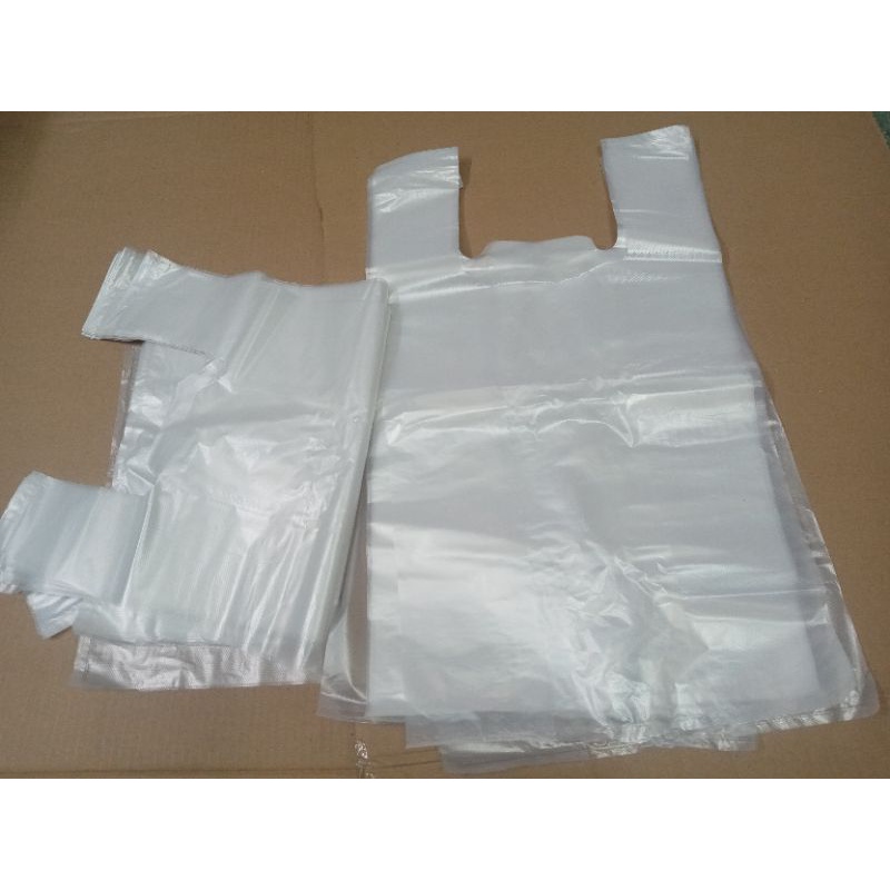 Túi xốp trắng / túi nilong 2 quai | chất liệu xốp ZIN gai, DÀY, ĐẸP (500g/1kg)