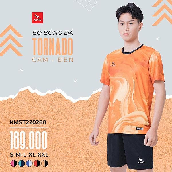 Bộ Quần Áo Bóng Đá Chính Hãng Kamito Tornado - Mẫu Mới Nhất 2022