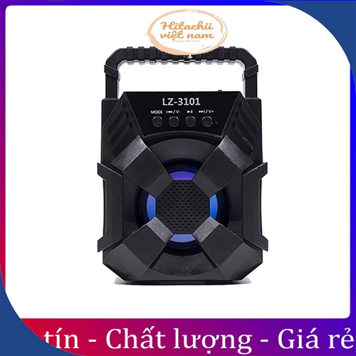 Loa bluetooth mini lz3103 sn1995 xách tay nhỏ gọn có đèn led nháy âm thanh hay hỗ trợ cắm thẻ nhớ USB, Loa nghe nhạc