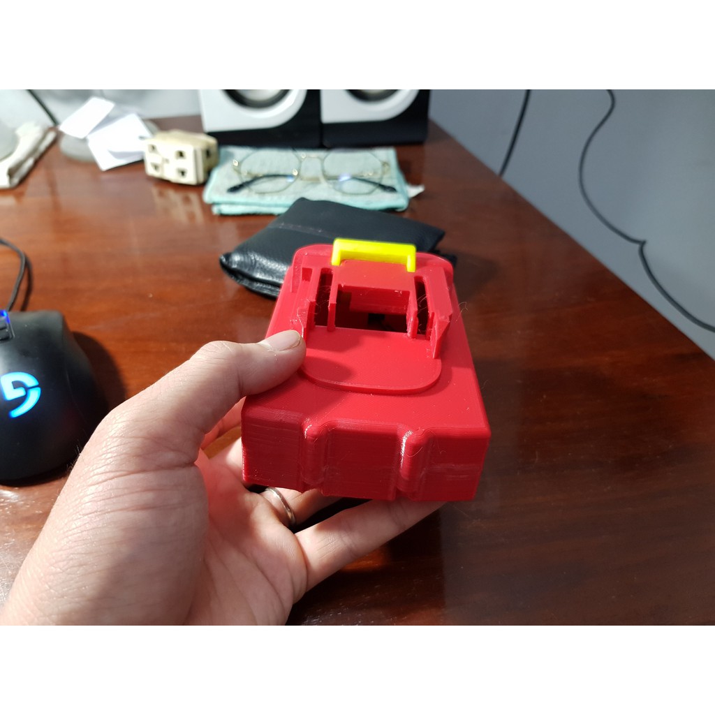 Cell 20700, 21700 _ Vỏ Makita trượt - 1 hàng 5 cell PIN 27000, 21700