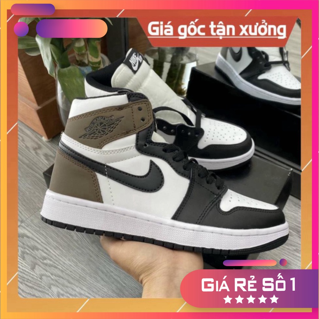 Giày Thể Thao Air J.d Xanh Móc Đen, Giày J.D1 Cổ Cao Cao Nam VN