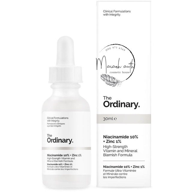 The Ordinary Tinh chất Niacinamide 10% + Zinc 1%