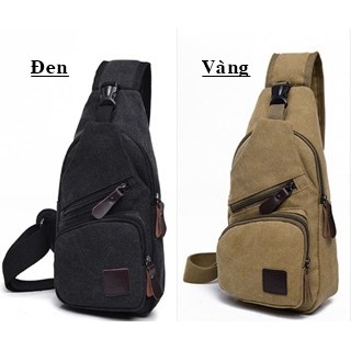 Túi đeo chéo vải bố Canvas