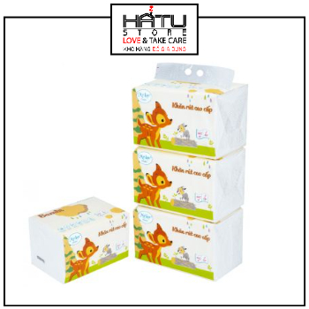 Khăn giấy rút cao cấp Mylan con Nai, dây 8 gói