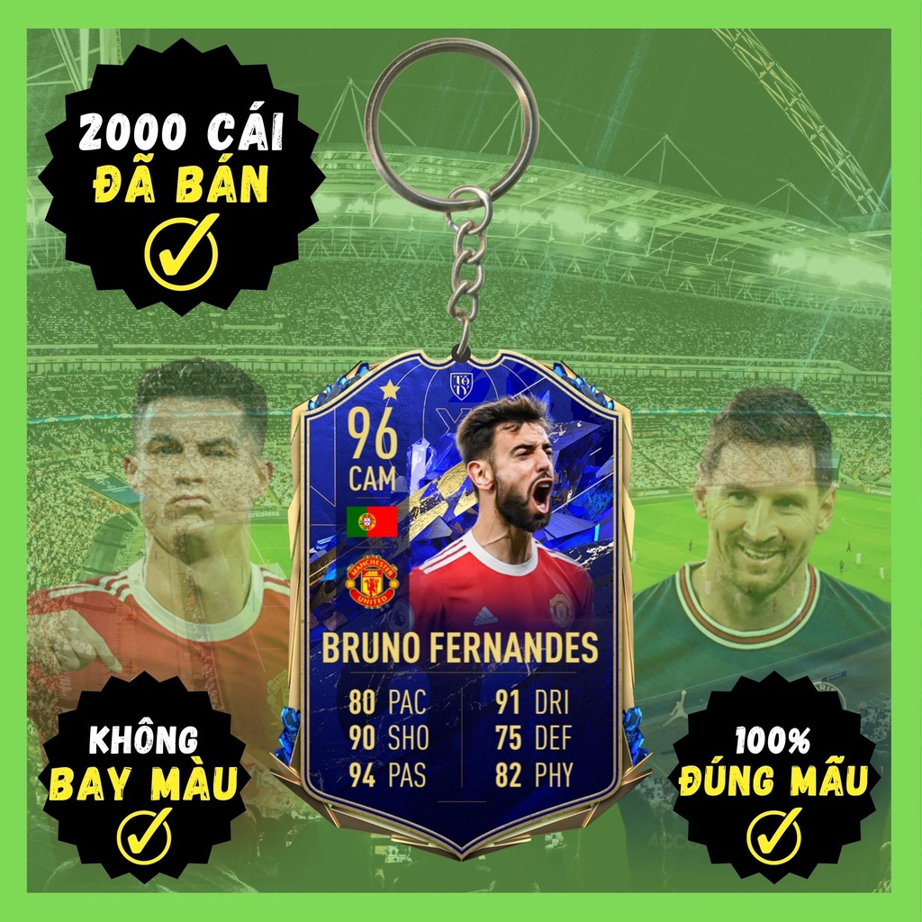 Móc Khóa Bruno Fernandes TOTS 22