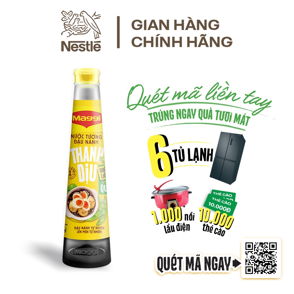 Nước tương MAGGI® đậu nành thanh dịu 450ml
