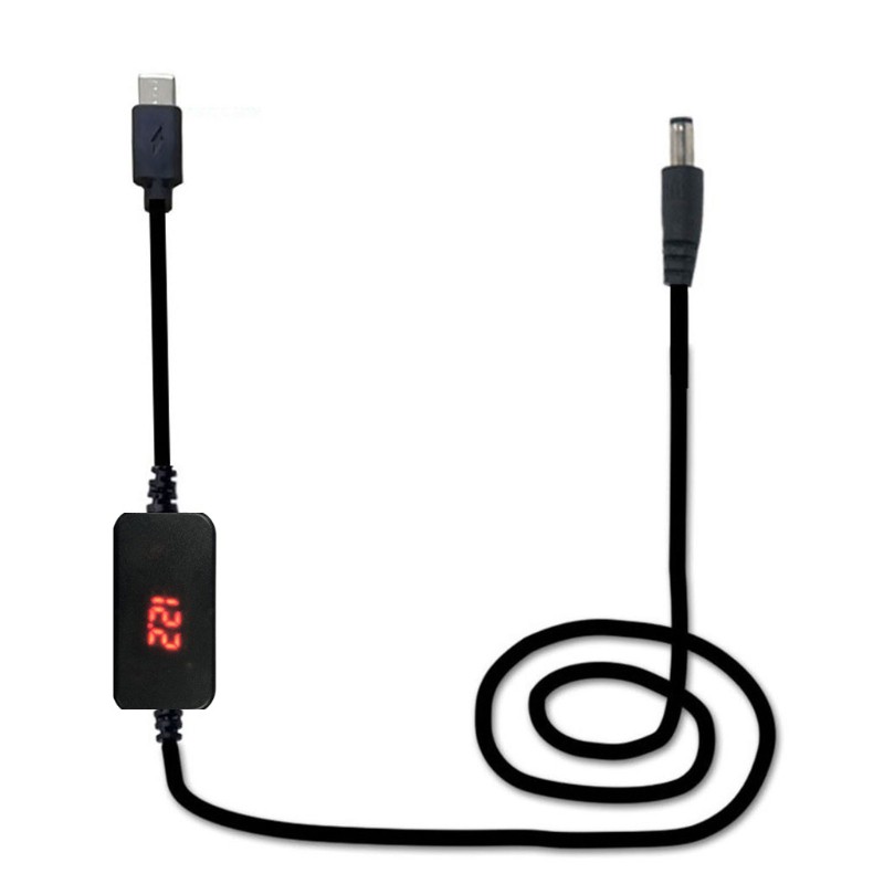 Quạt Usb C Pd Sang 9v 12v 15v 20v 5.5x2.5mm