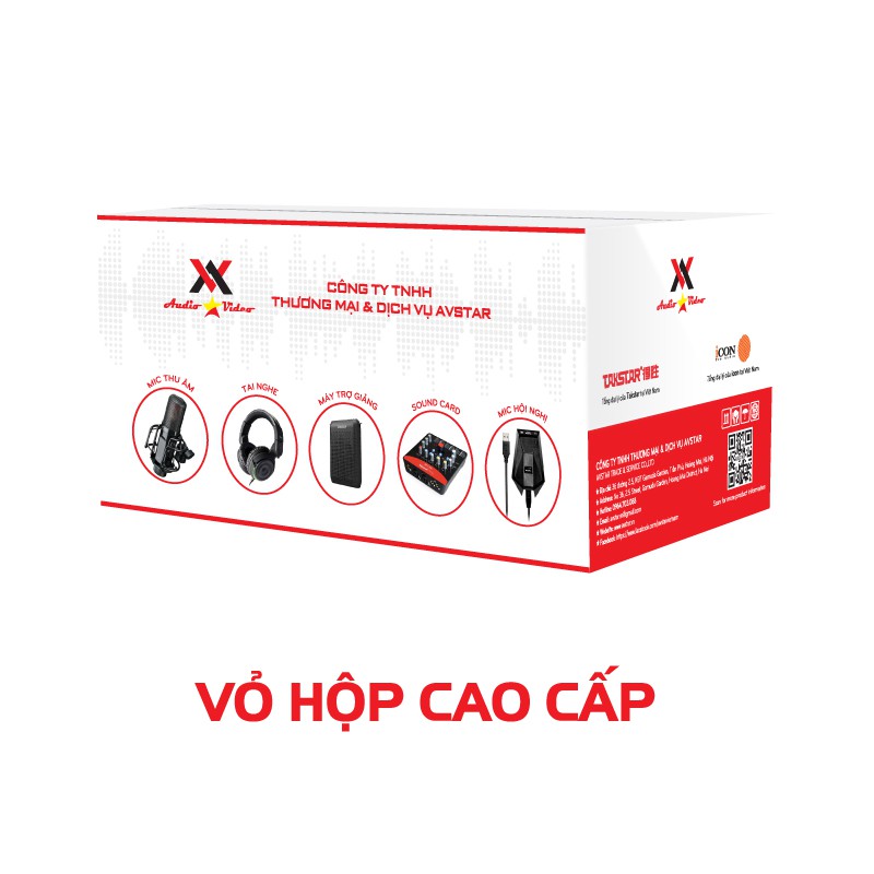 (FREESHIP)Trọn bộ combo thu âm,hát live chuyên nghiệp: SOUNDCARD ICON NANO –MIC TAKSTAR PC-K320 và TAI NGHE TS-2260